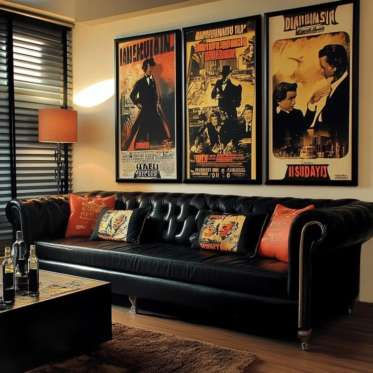Wall Decor Ideas for Living Room: Vintage Movie Poster Gallery