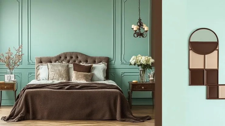 Mint and Chocolate: Colour Combination for Interiors