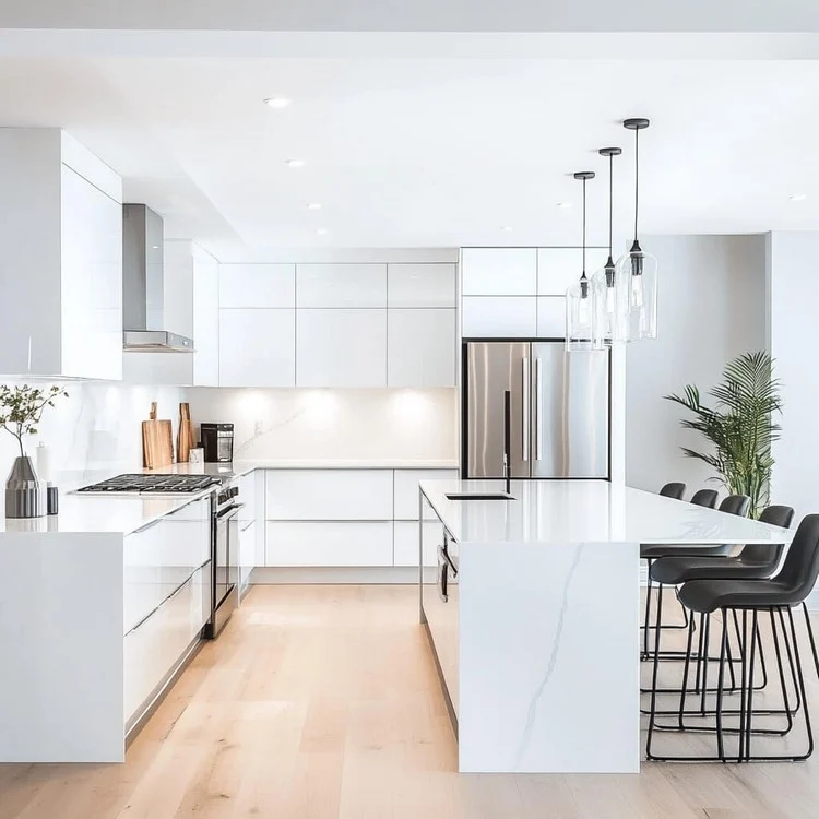 White- timeless kitchen model colour