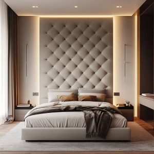Soft Cushions for Everyday Comfort in Bed Headboard Design