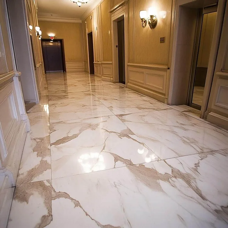 Textured Marble Floor Design