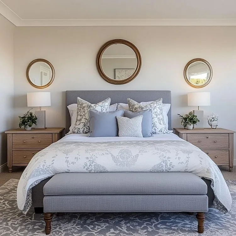 simple bedroom interior design idea: Create Symmetry with Balanced Design