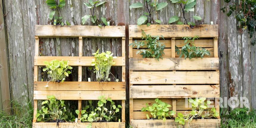 Balcony Decor with Old Used Wood