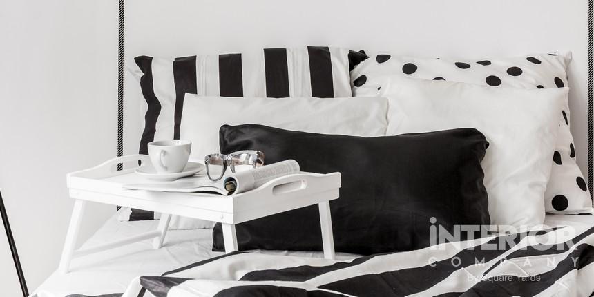 Monochromatic Bed and Pillows