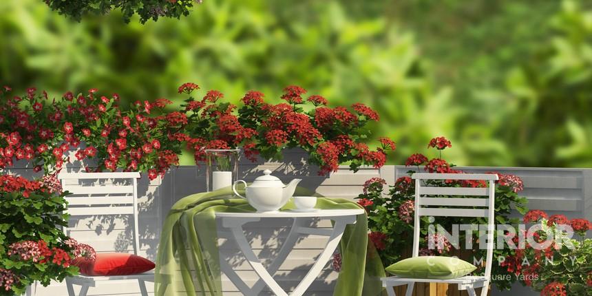 Outdoor Garden Balcony Decor