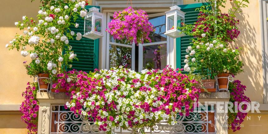 Radiating Colourful Balcony