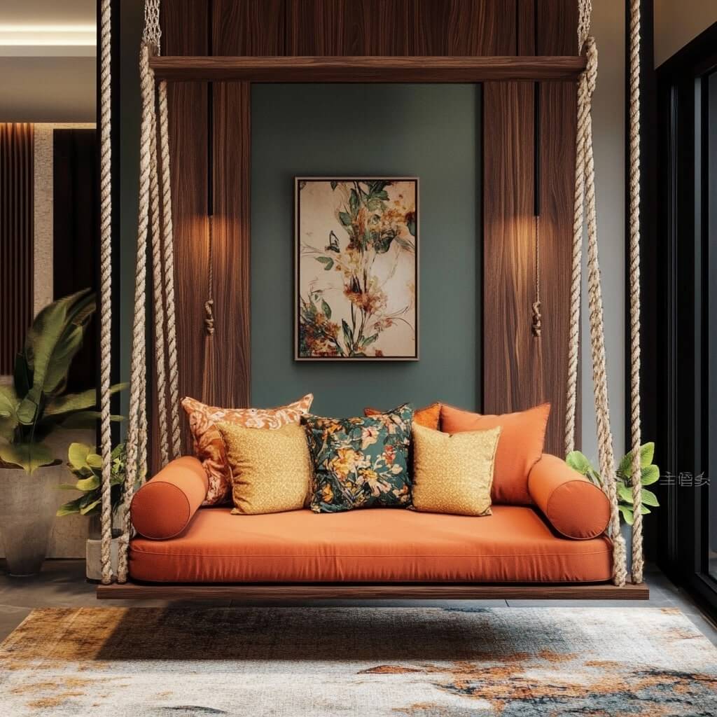 Add Playfulness with Indoor Swings