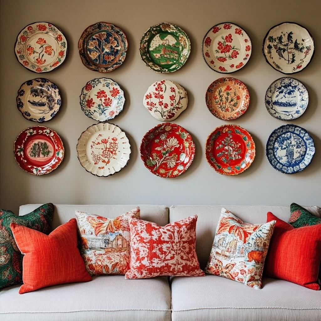 Add Warmth with Plate Wall Decor