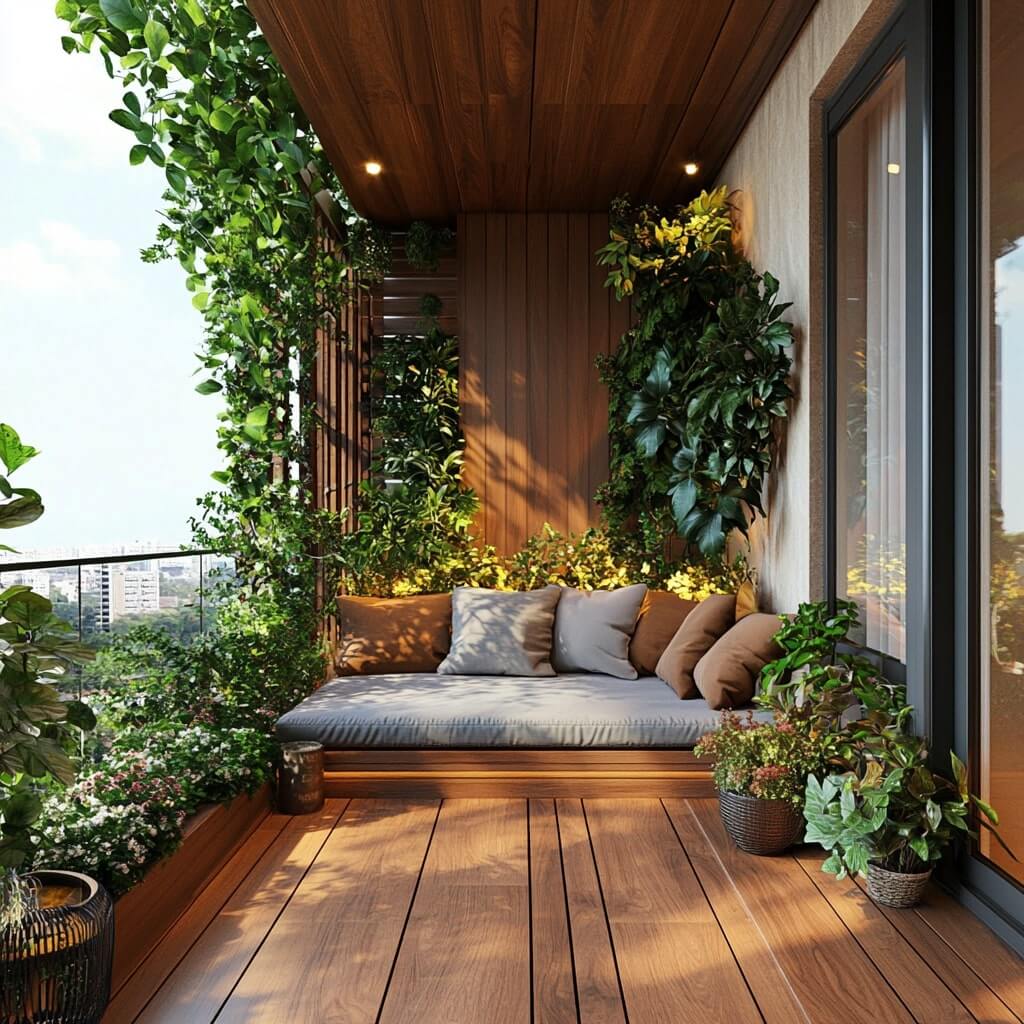 Blend Wood & Greenery for Natural Elegance