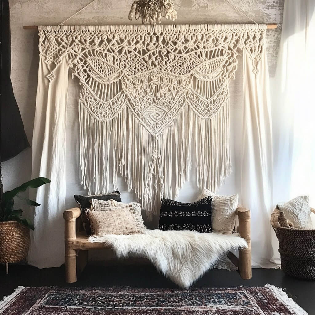 Bring Texture with Macrame Art