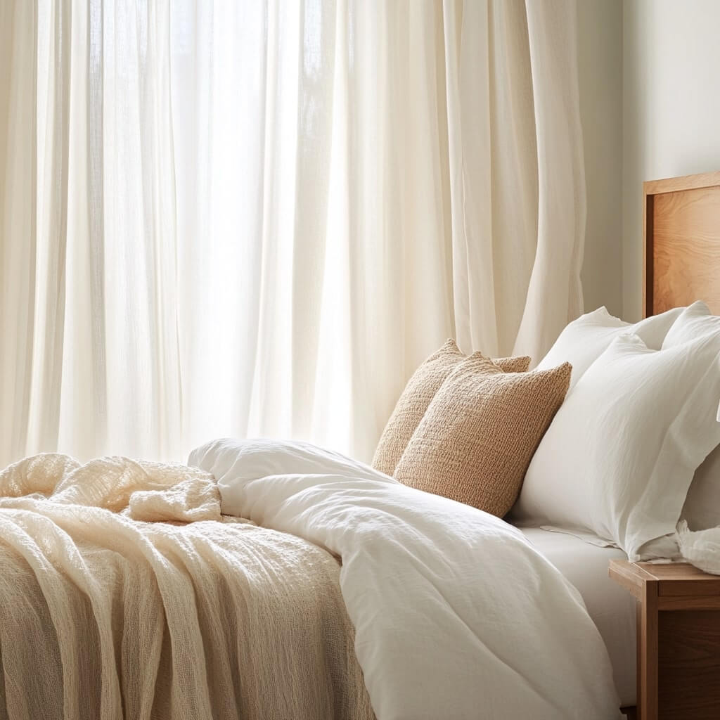 Soft Drapes for a Cozy Touch