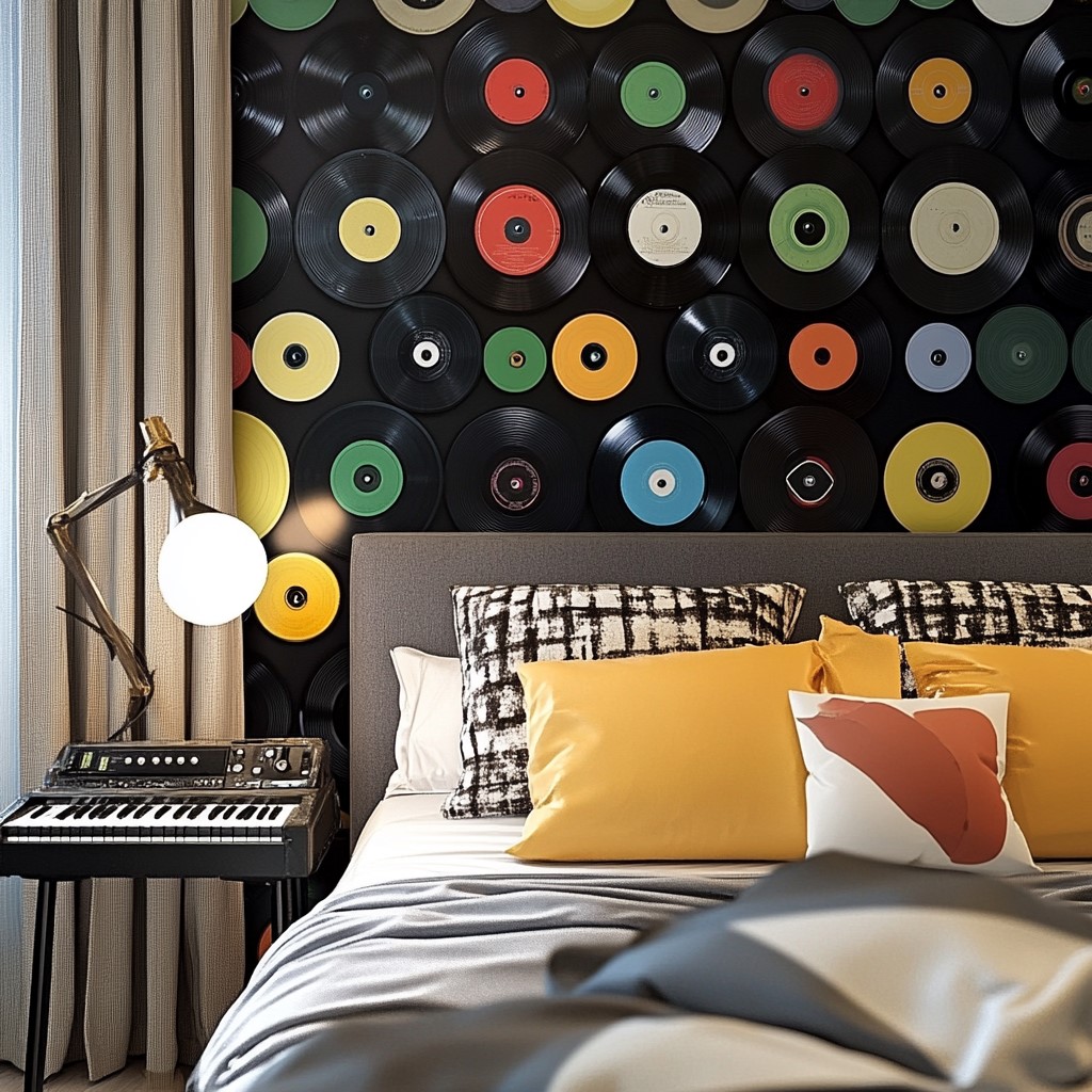 Classic Wall Decor Ideas: Retro Vinyl Record