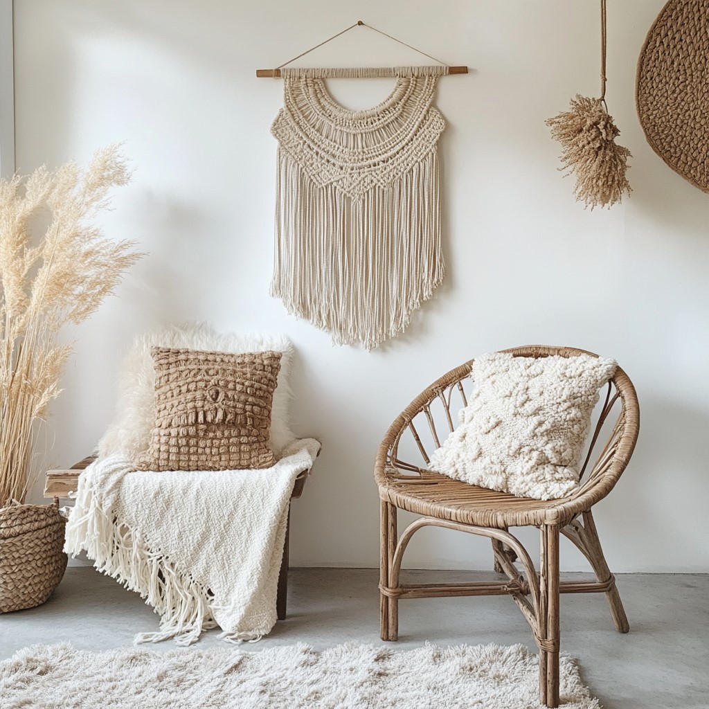 Decorate the Living Room With Wall Hangings: Diy Macrame Hangings