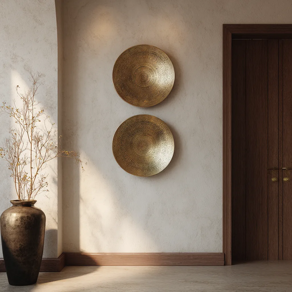 Decorative Metal Wall Plate Ideas for Entryways