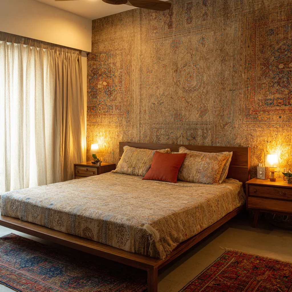 Fabric Tapestry Wall Decor Ideas for Bedroom