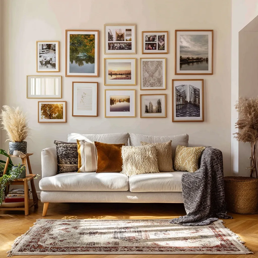 Gallery Wall Decor Ideas for Living Room
