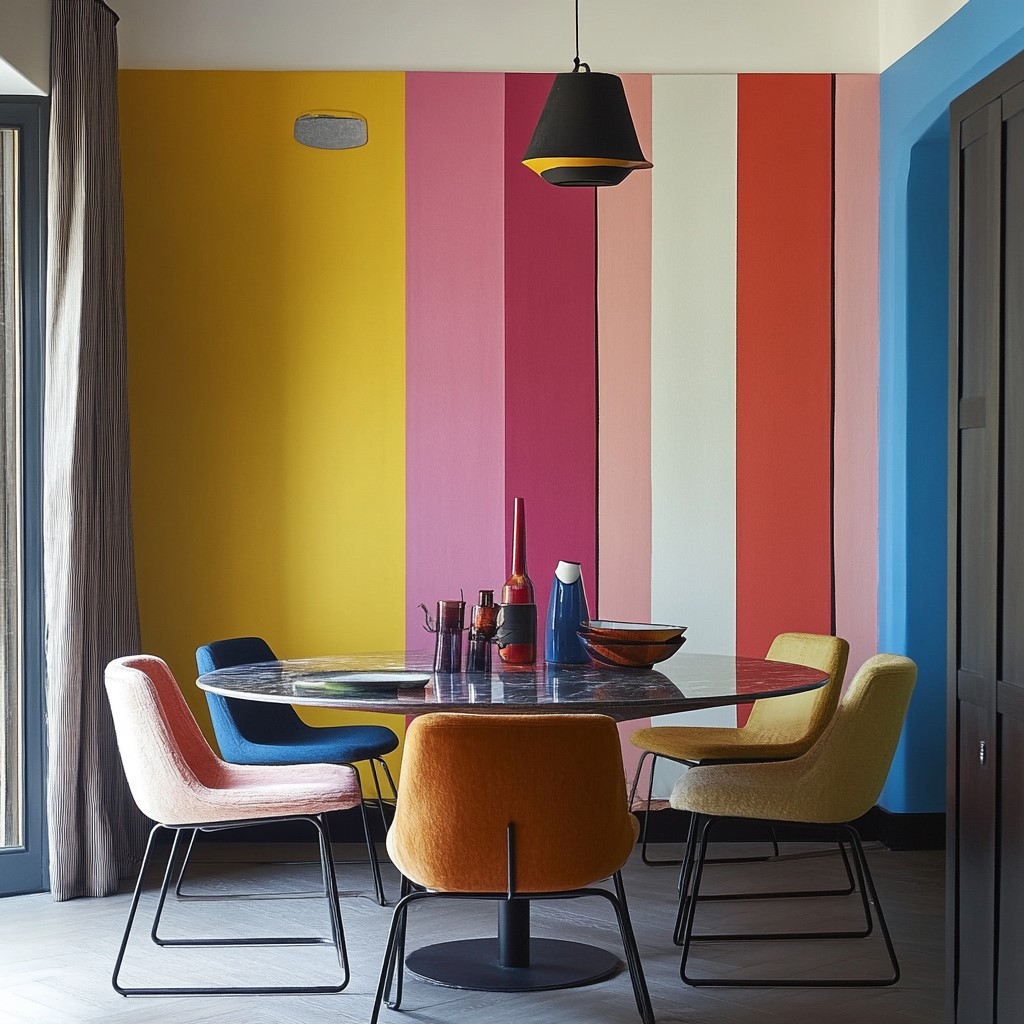 Home Wall Decor Ideas: Colour Block Panels