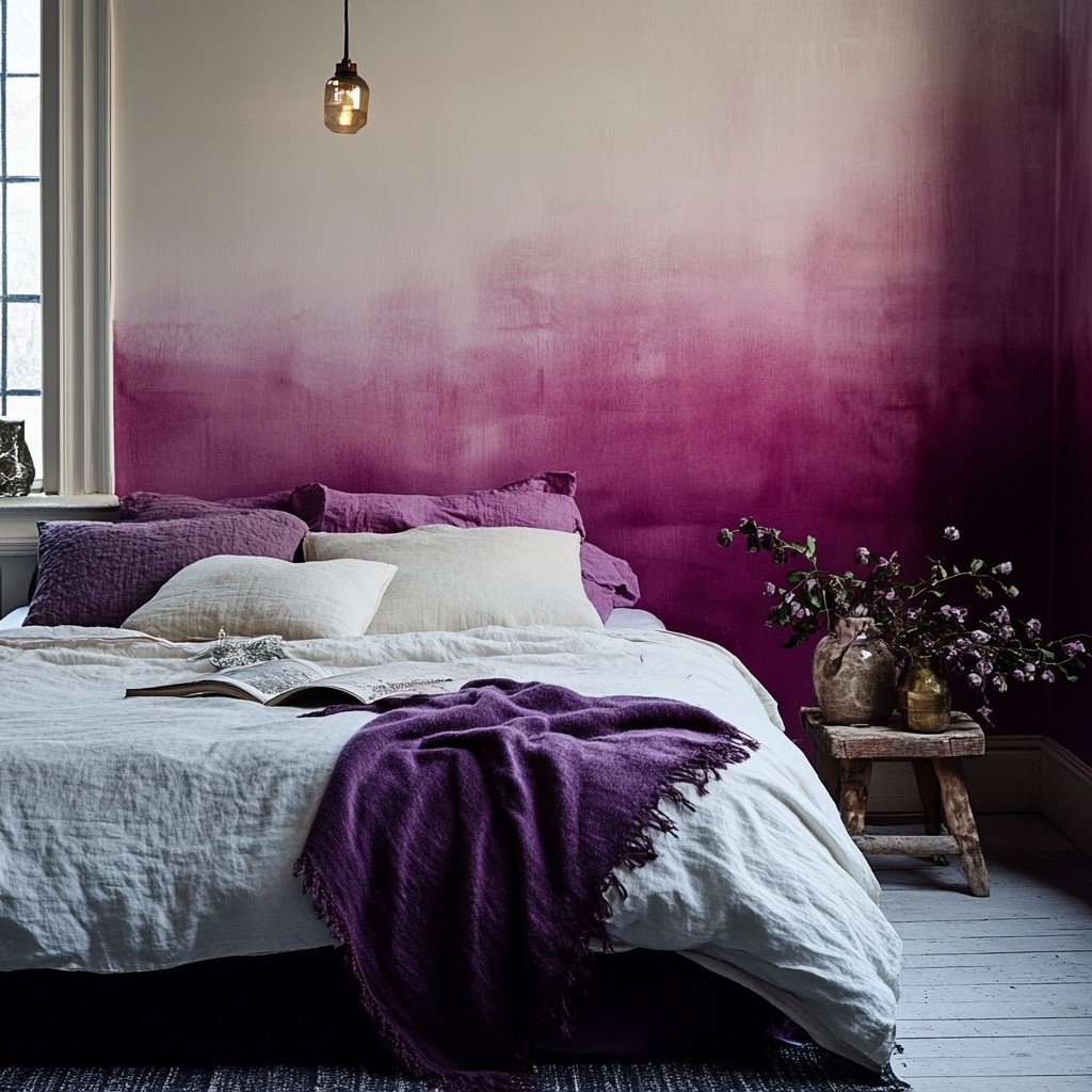 Interior Wall Design: Ombre Wall Paint