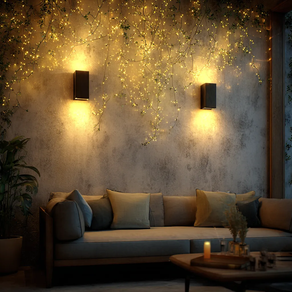 Living Room Wall Decor Ideas- Lights