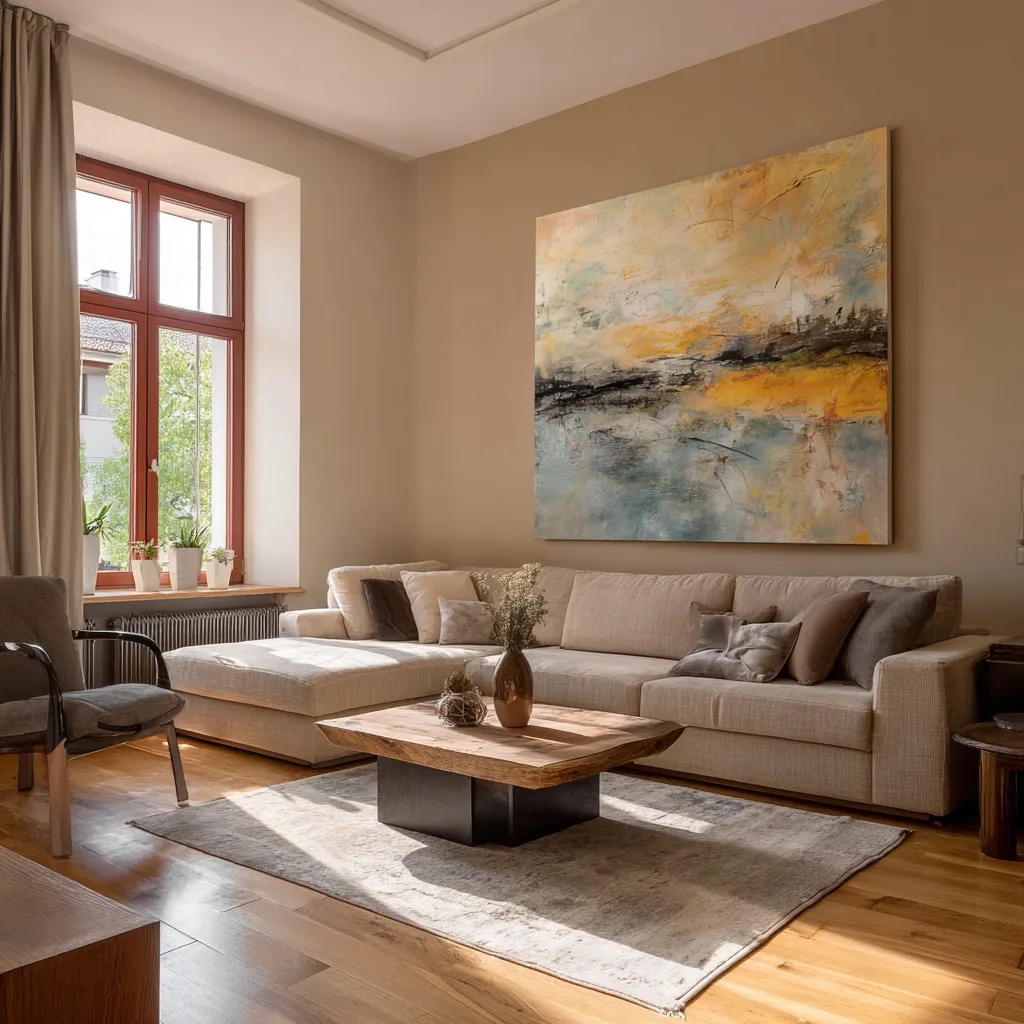 Living Room Wall Decor Ideas- Statement Art