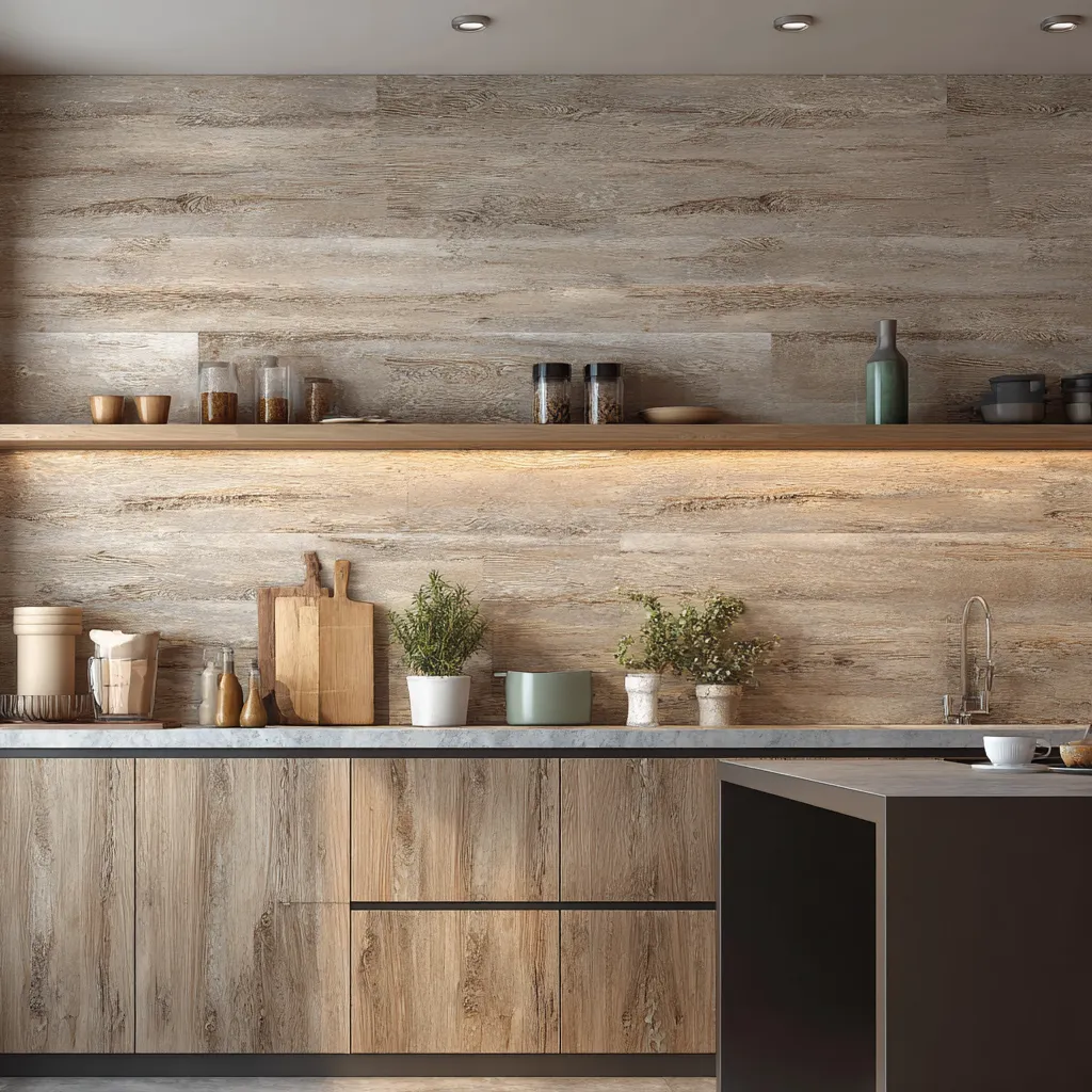 PVC Wall Cladding Ideas for Kitchen Room