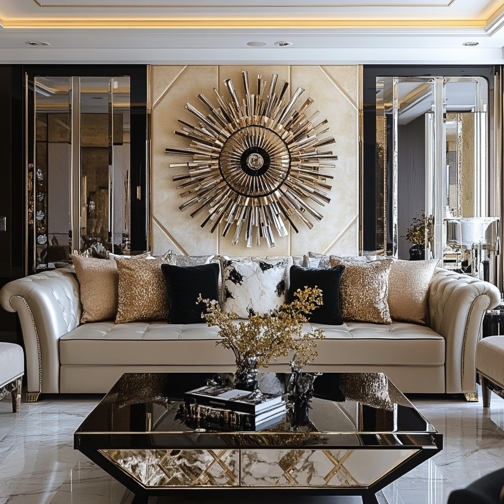 Striking Wall Decor Ideas: Art Deco-Inspired Accents