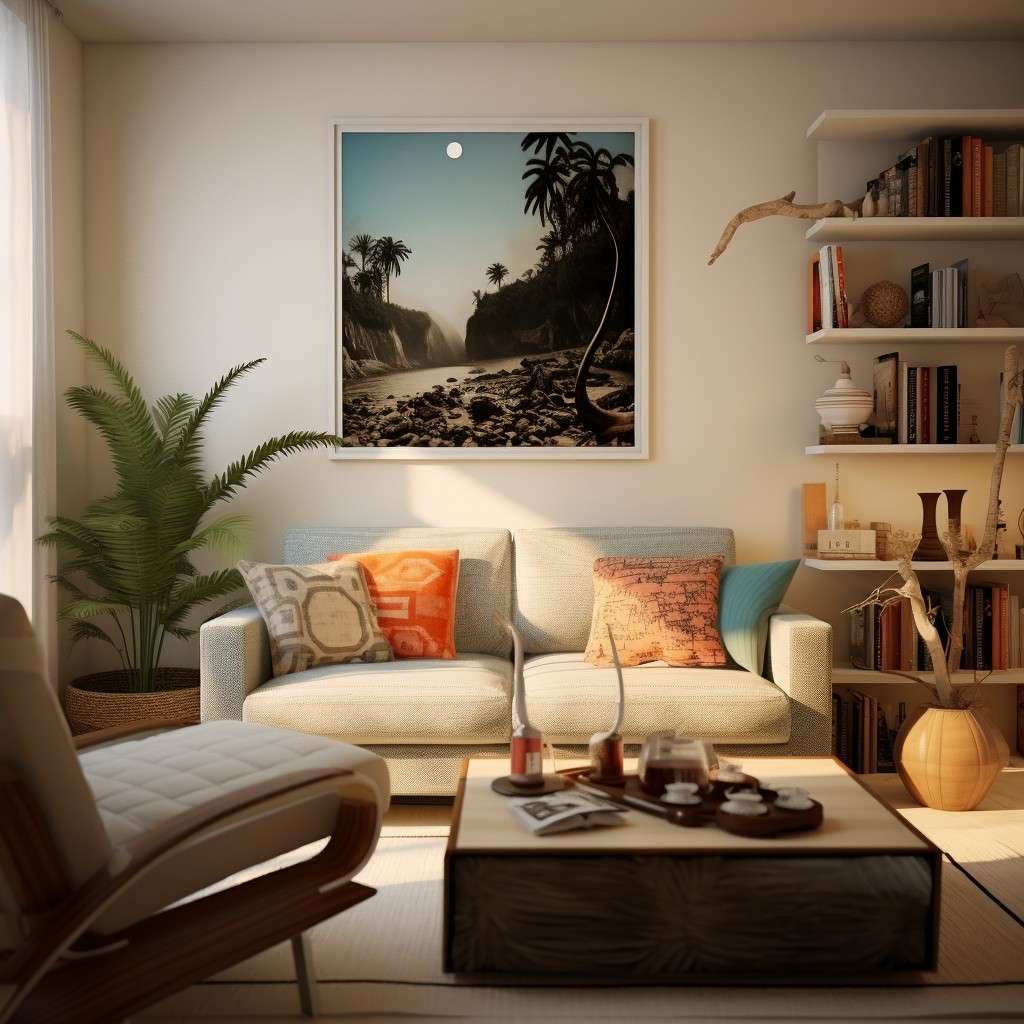Space Expanding Colour Scheme - Interior Decor For Small Living Room