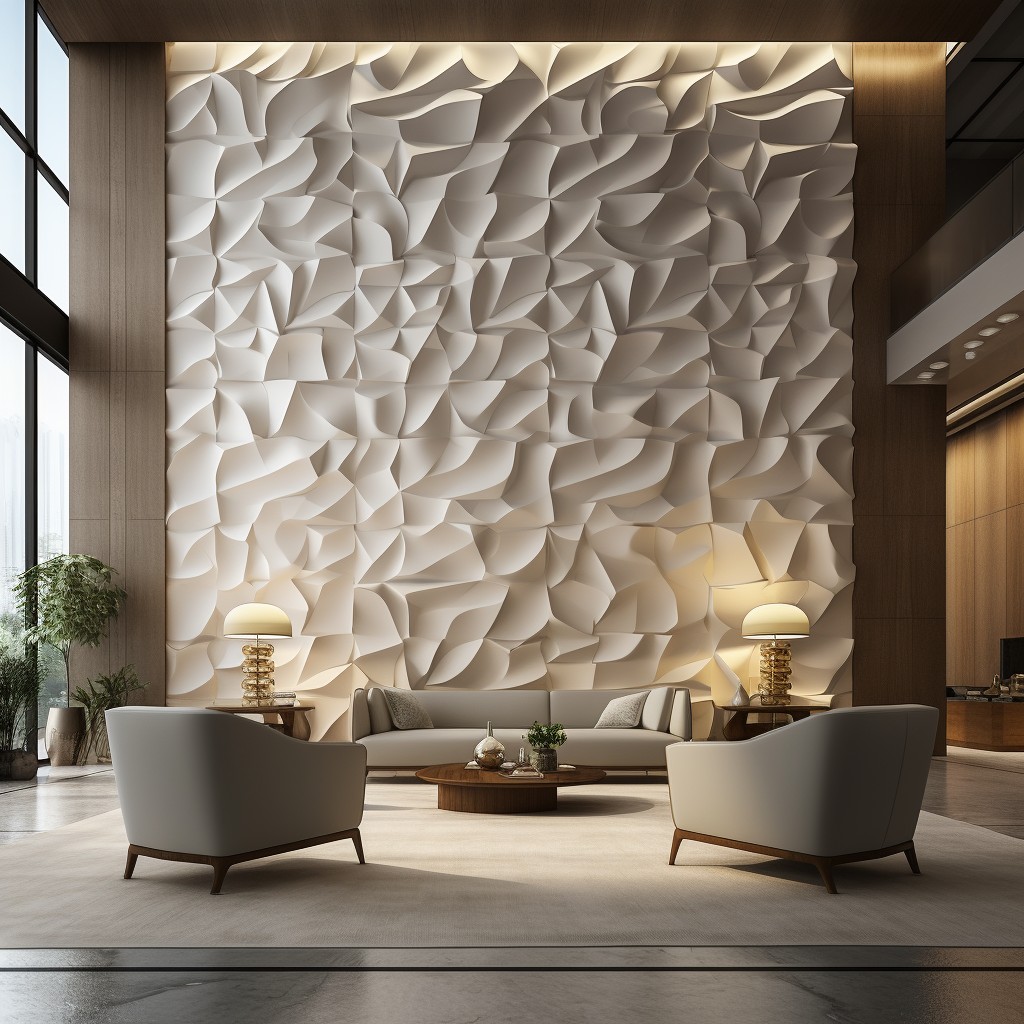 3D Latest Wall Texture Paint Design