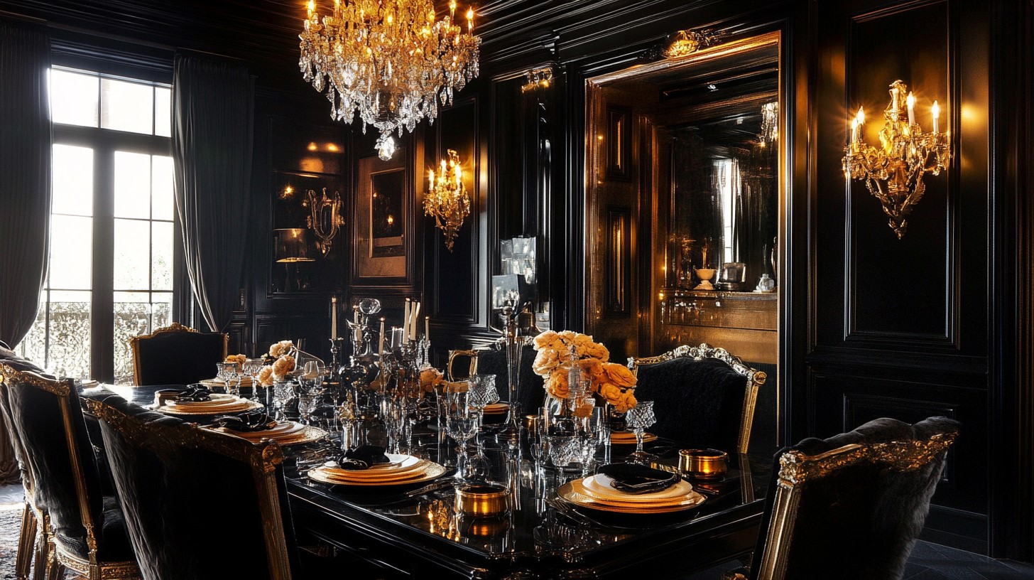 Black and Gold: Colours for Inside Room