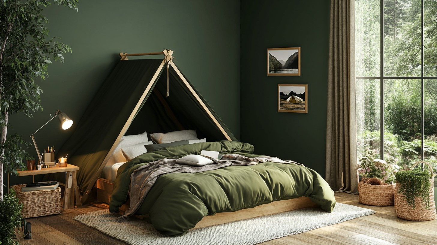 Deep forest Green Colour for House