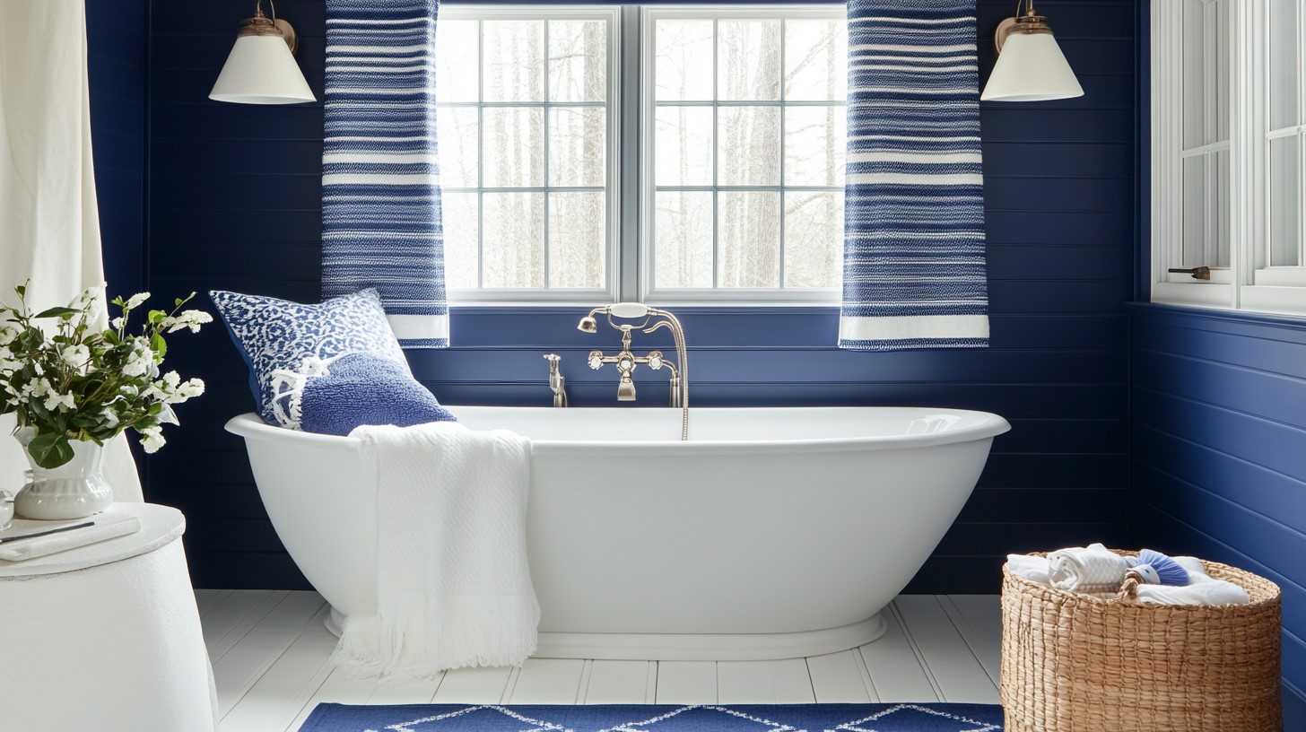 Indigo and White: Colours Design for Home