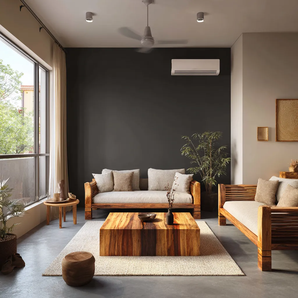 Japandi Paint Colour Scheme for Living Room