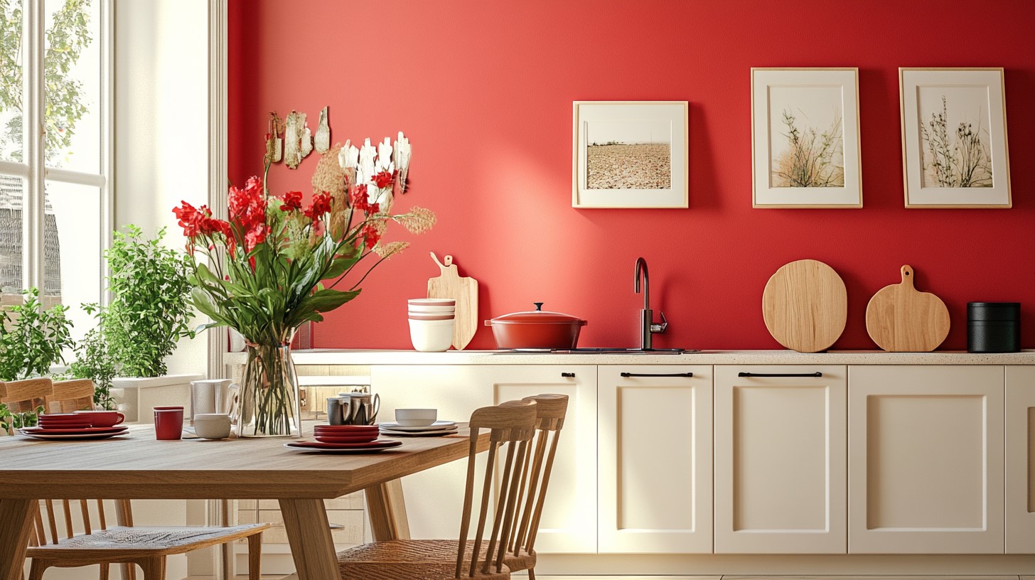 Red and Cream: Interior Design Color Schemes