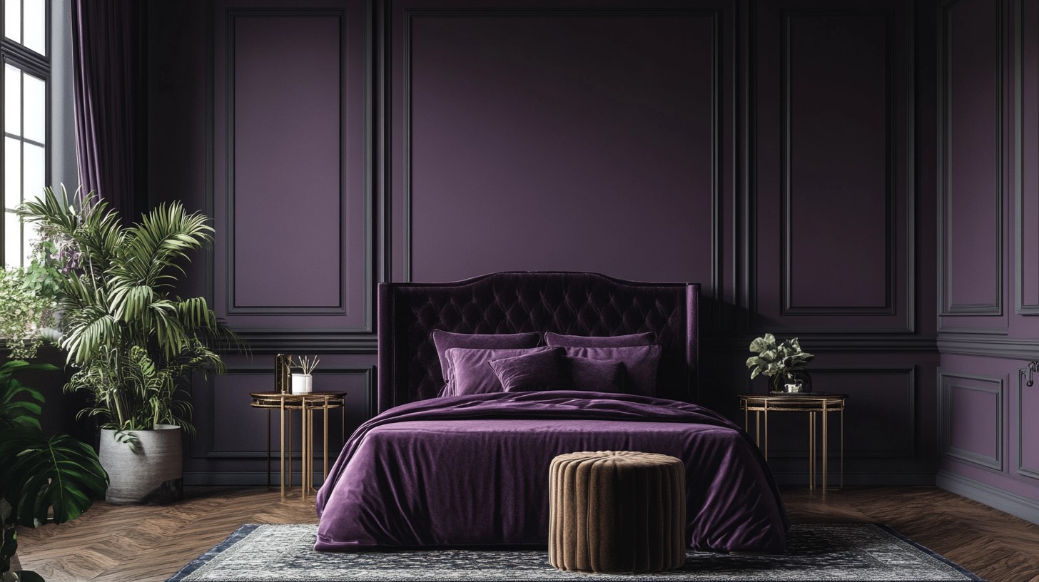 Smoky Purple Colour Design for Home