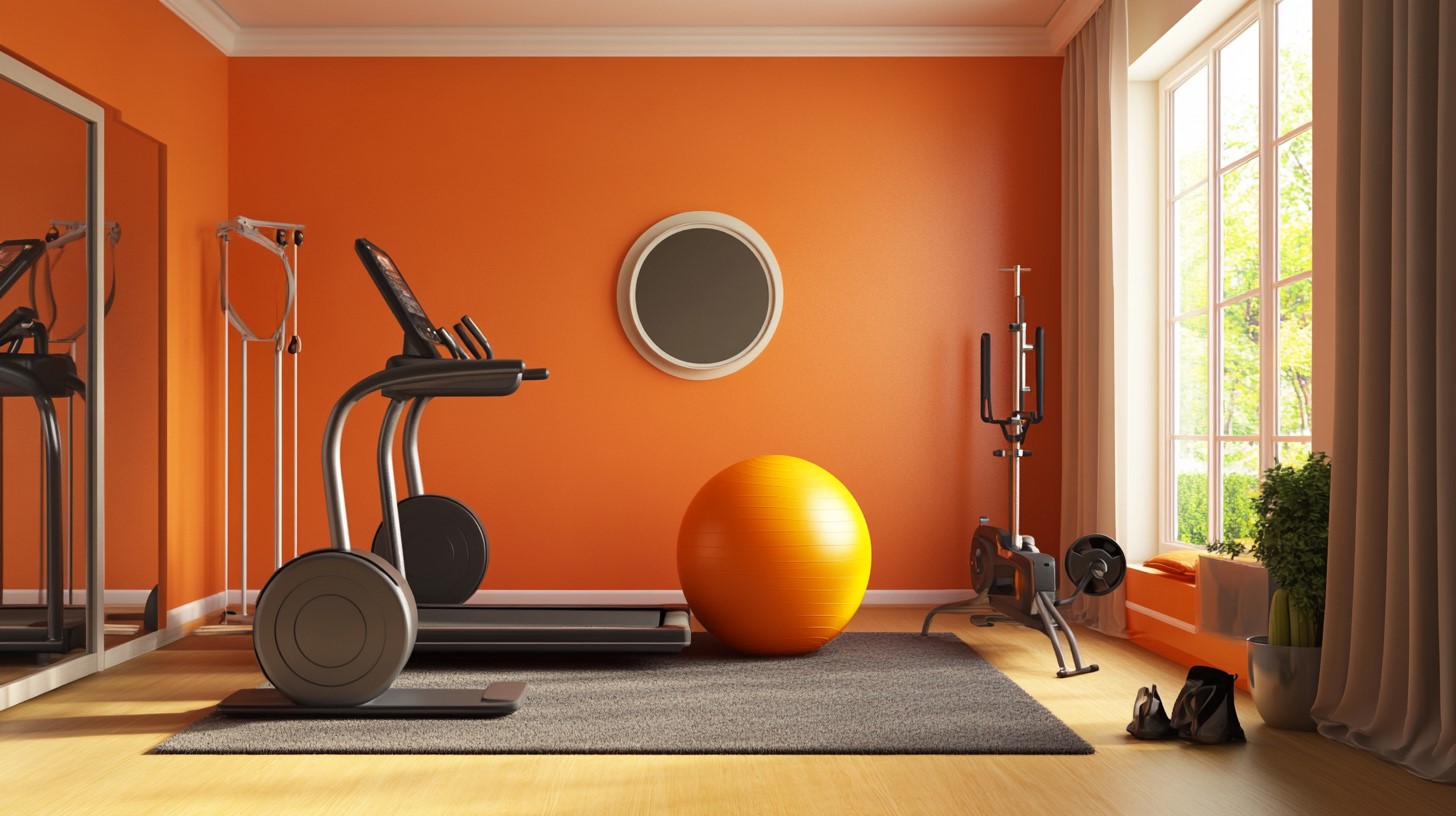 Tiger Orange Colour for Room Interiors