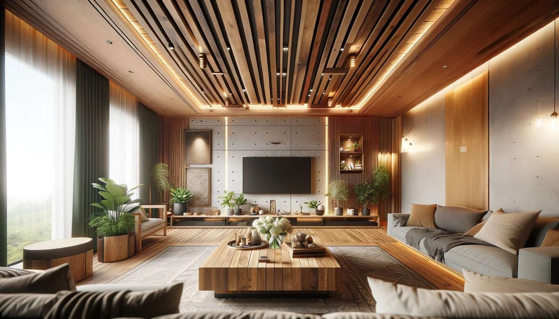 Wooden False Ceiling Design