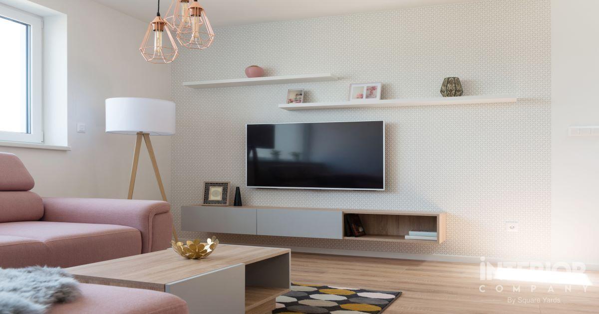Trending Wall Showcase Design Ideas for Living Room