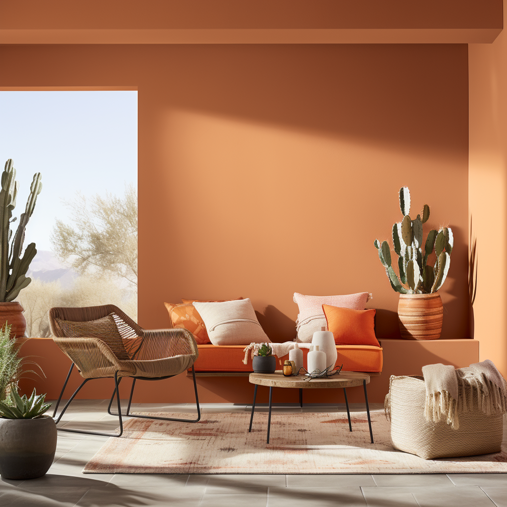 Canyon Dusk Paint Color for Drawing Room