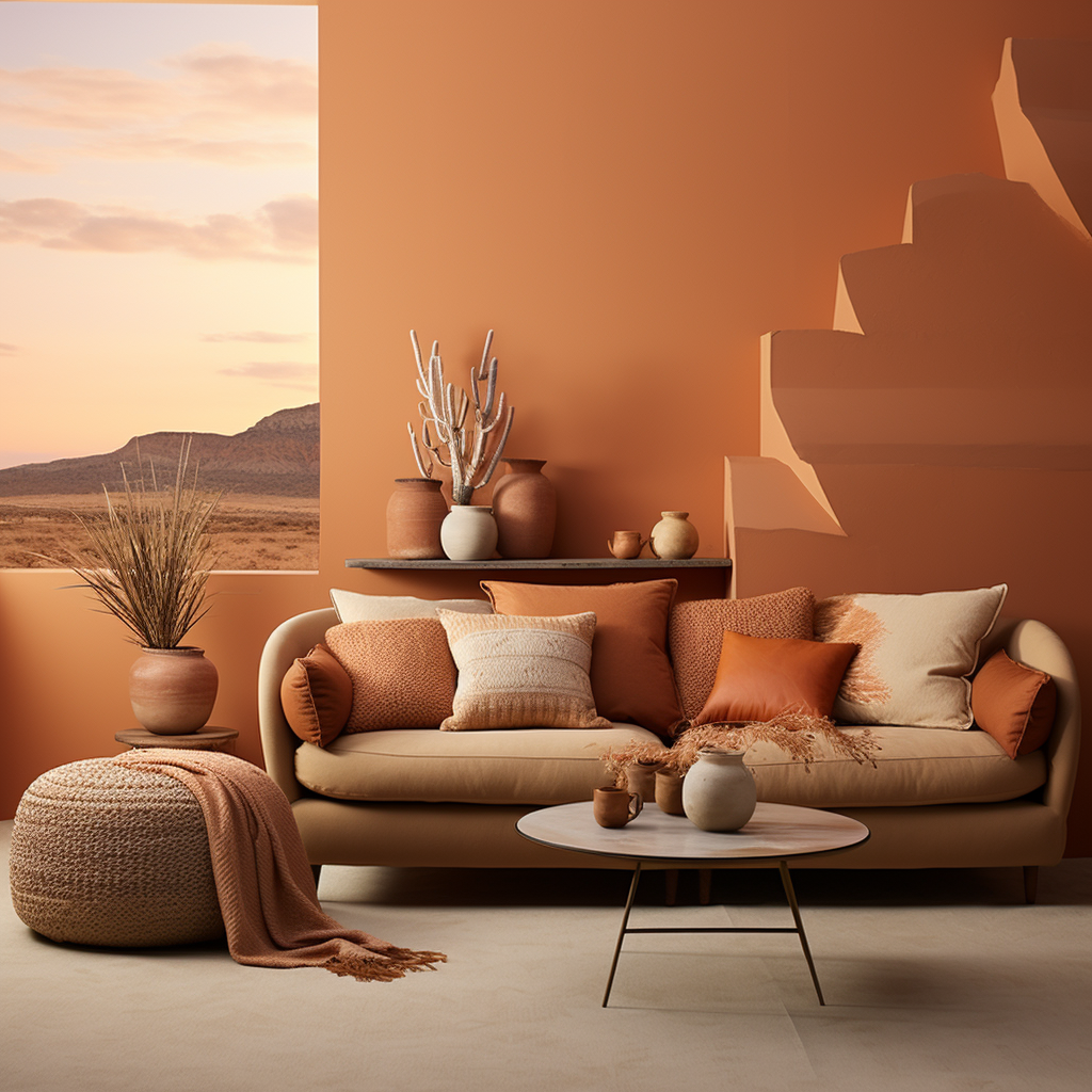 Canyon Dusk Wall Colour for Drawing Room