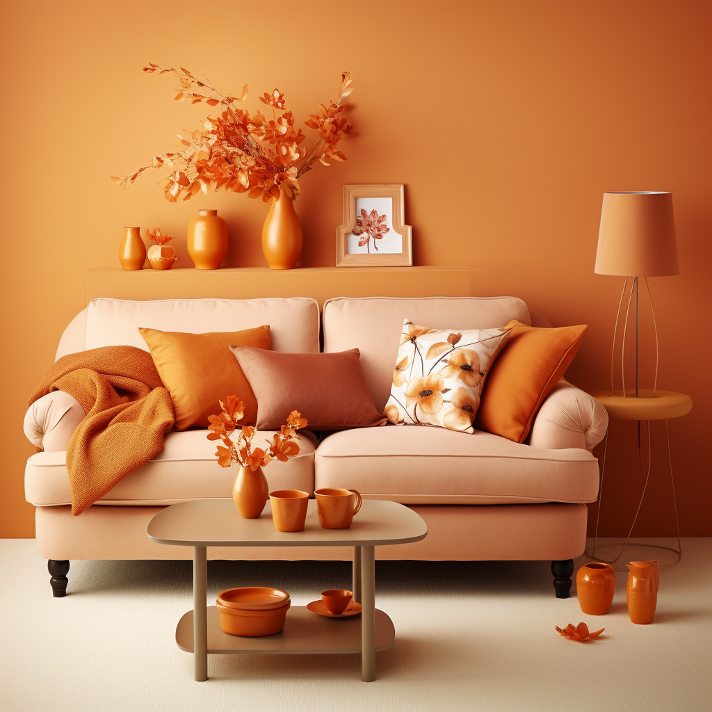 Persimmon Paint for Sitting Room