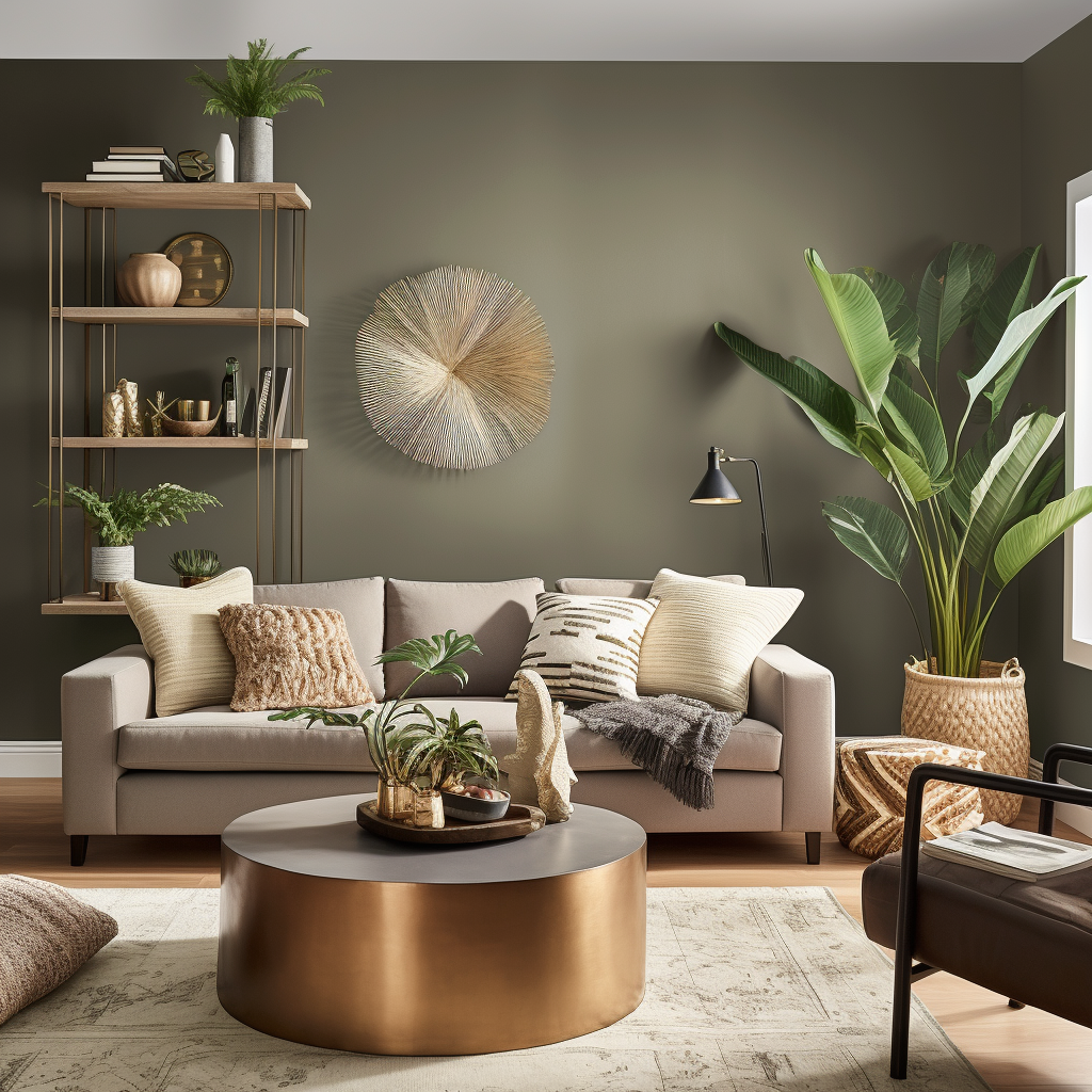 Urban Bronze Colour Ideas for Living Room