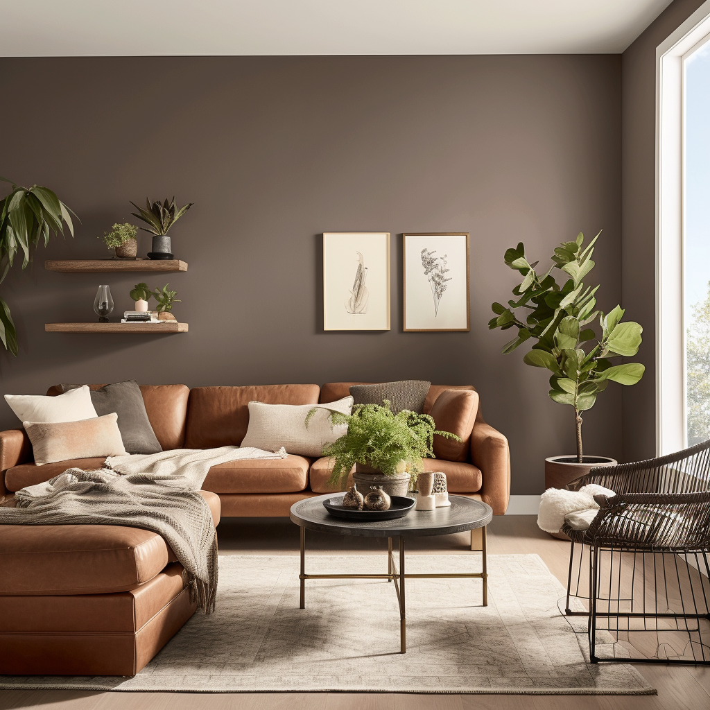 Urban Bronze Paint Colour for Living Area