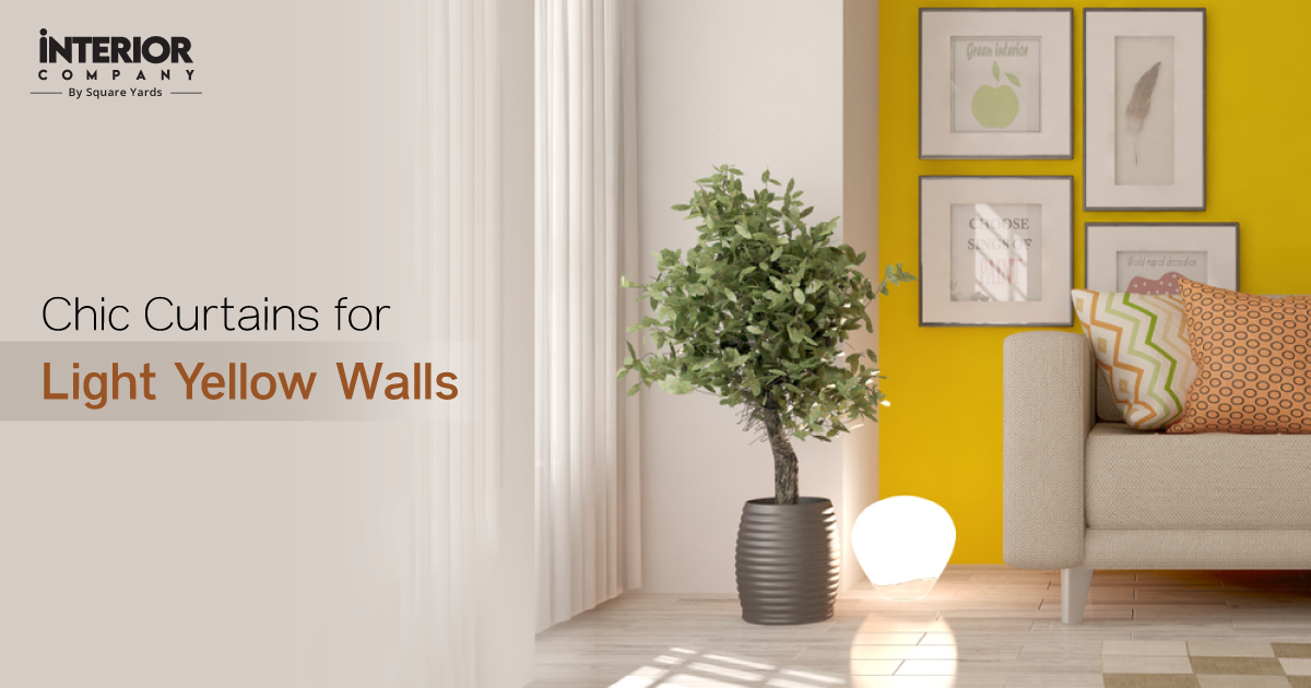 A Guide to Curtain Ideas for Yellow Walls