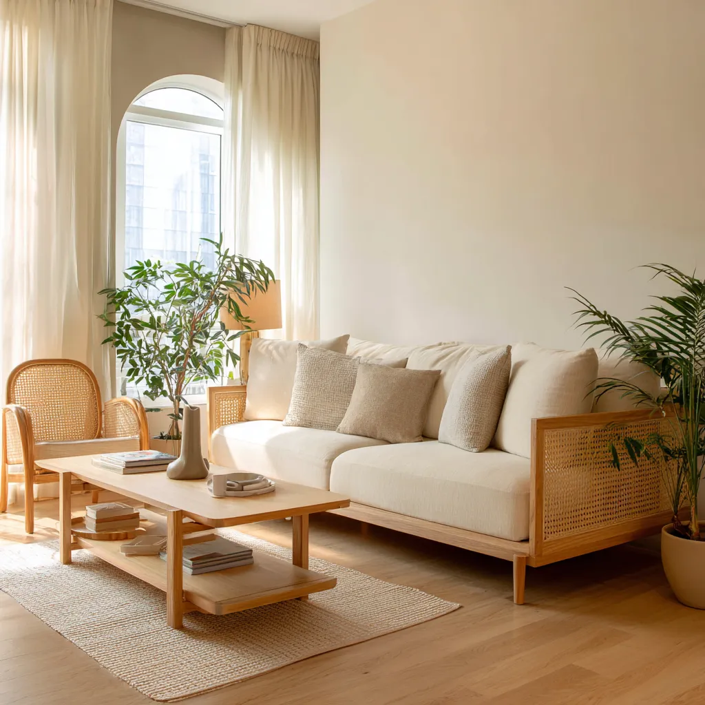 Beige and White- Hall Wall Colour Combination