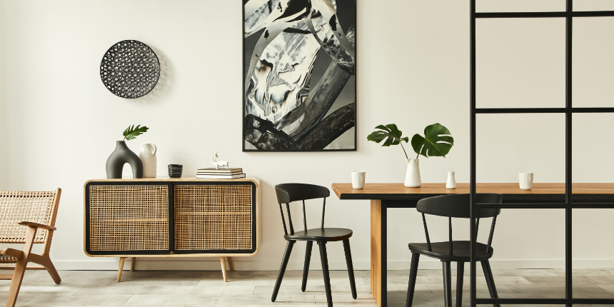 Introduce Art in Dining Area Wall Decor
