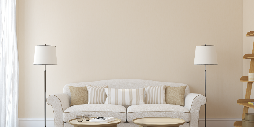 Neutral Beige Shades for Living Room Walls