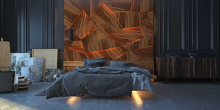 Wooden Wall Painting Design