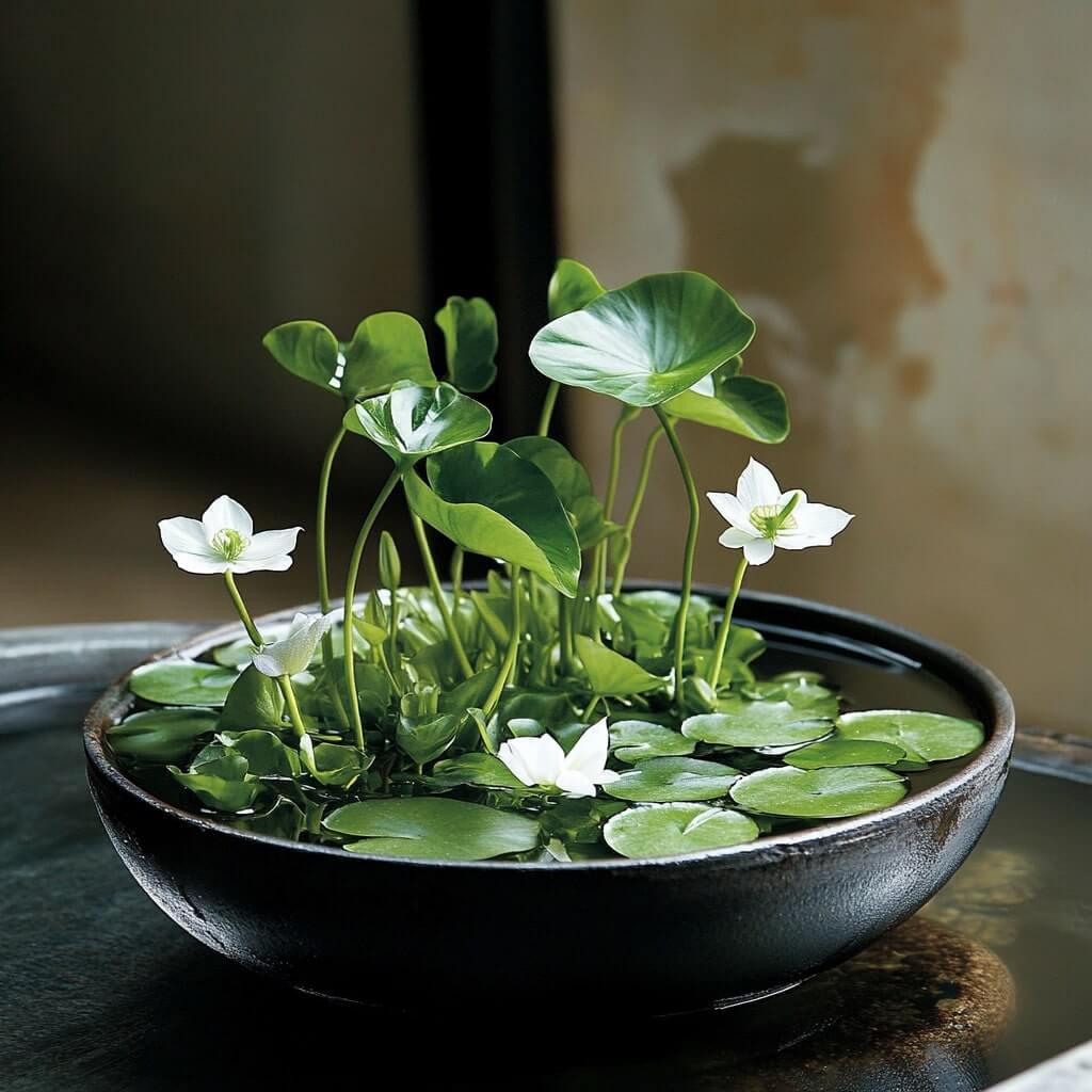 Aquatic Arrangement for Creative Flower Decoration Ideas