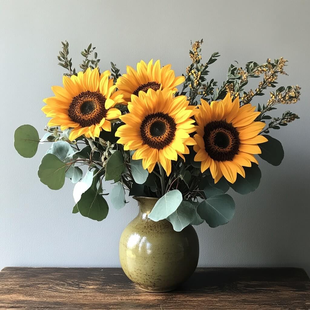 Sunny Sunflowers for Bright Room
