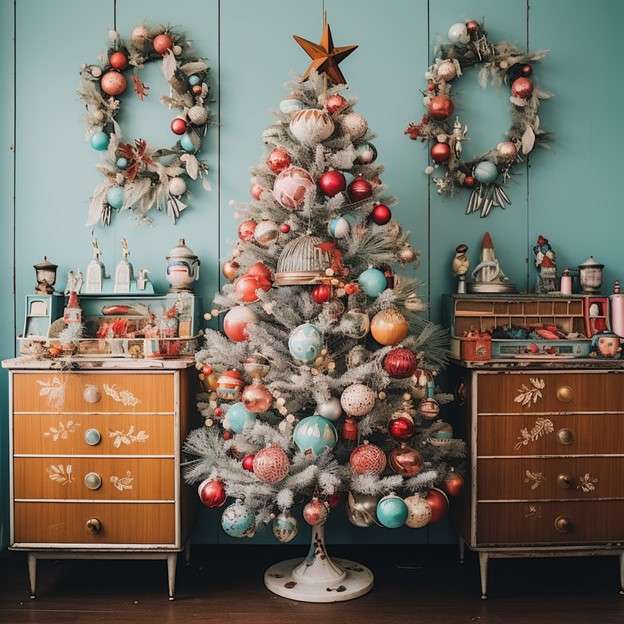A Touch of Retro Christmas Tree Ideas